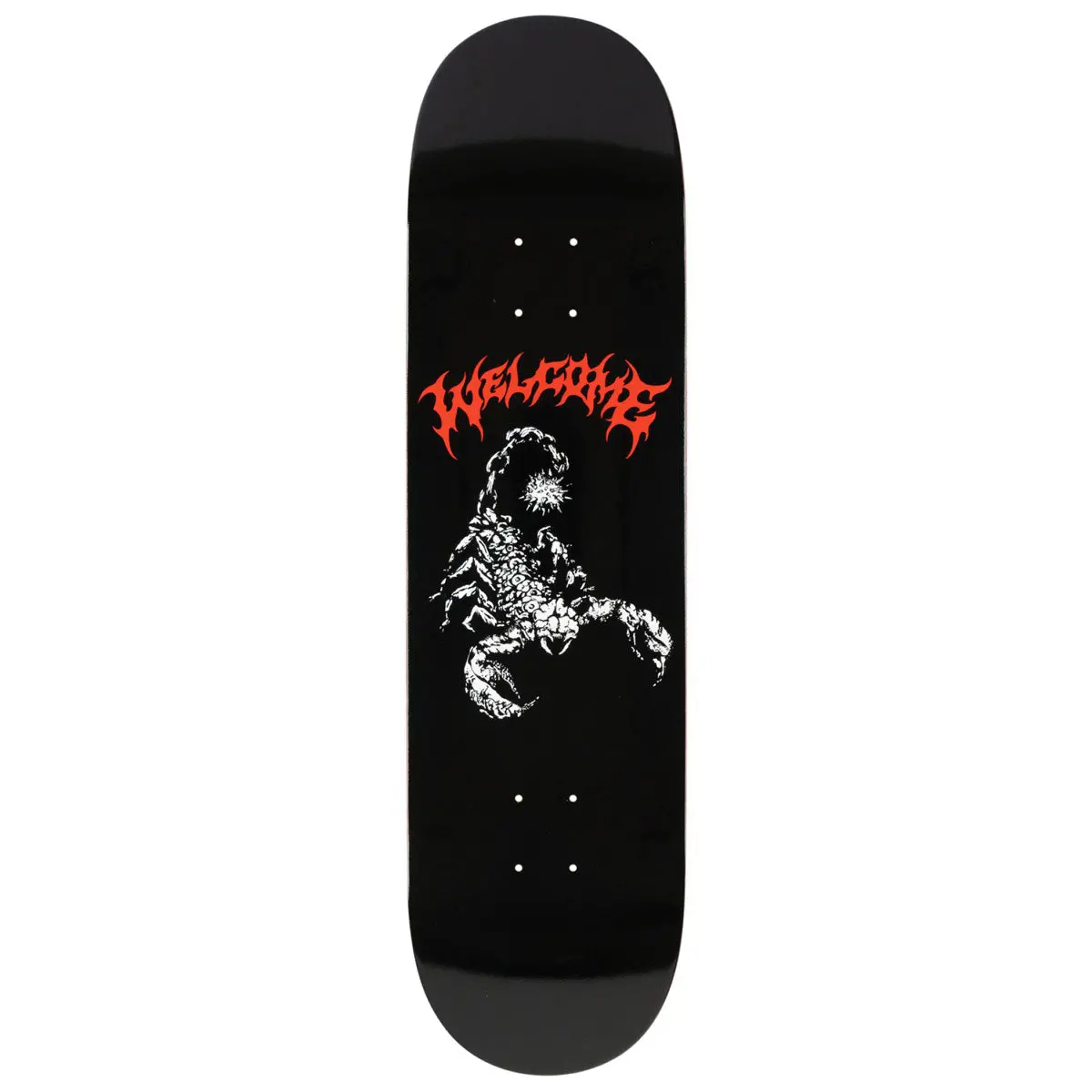 Welcome Mace Skateboard Deck - Black - 8.50" 1