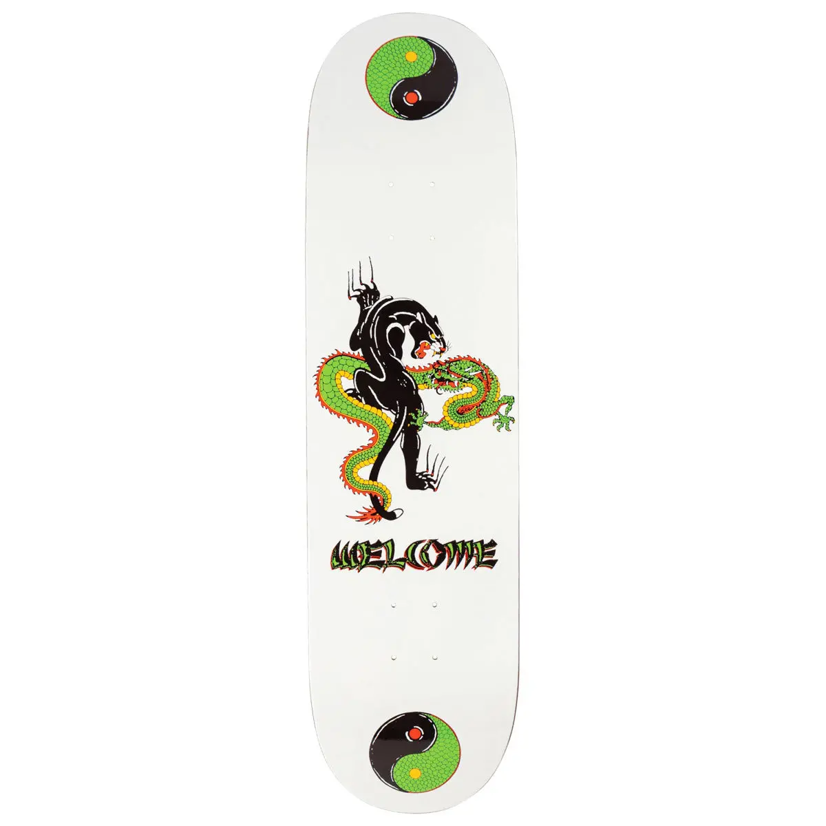 Welcome Opps Skateboard Deck - White - 8.50" 1