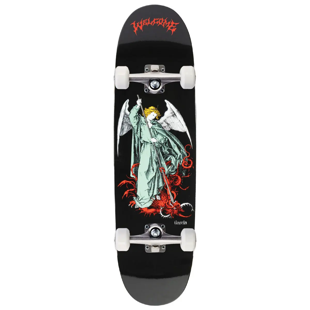 Welcome Spear Nick Garcia On Son Of Boline Skateboard Complete - Black - 8.80" 1