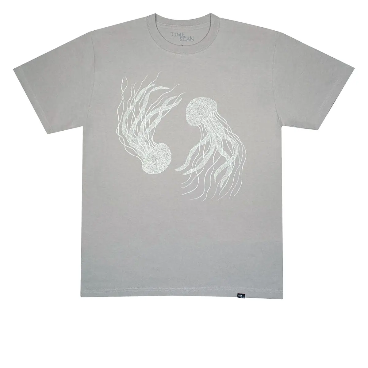 Timescan Kurage T-Shirt - Silver Grey 1