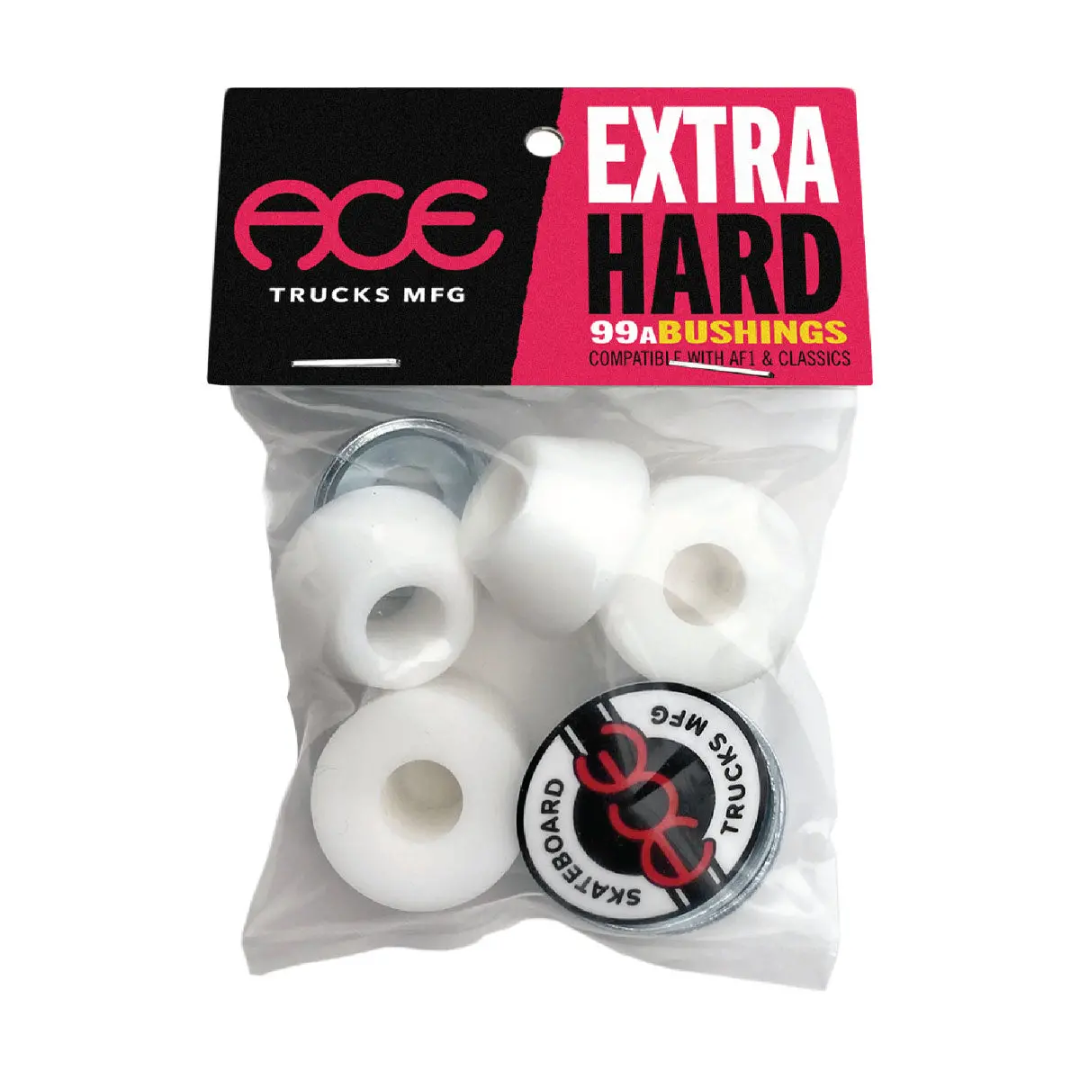 Ace Extra Hard Bushings - White 1