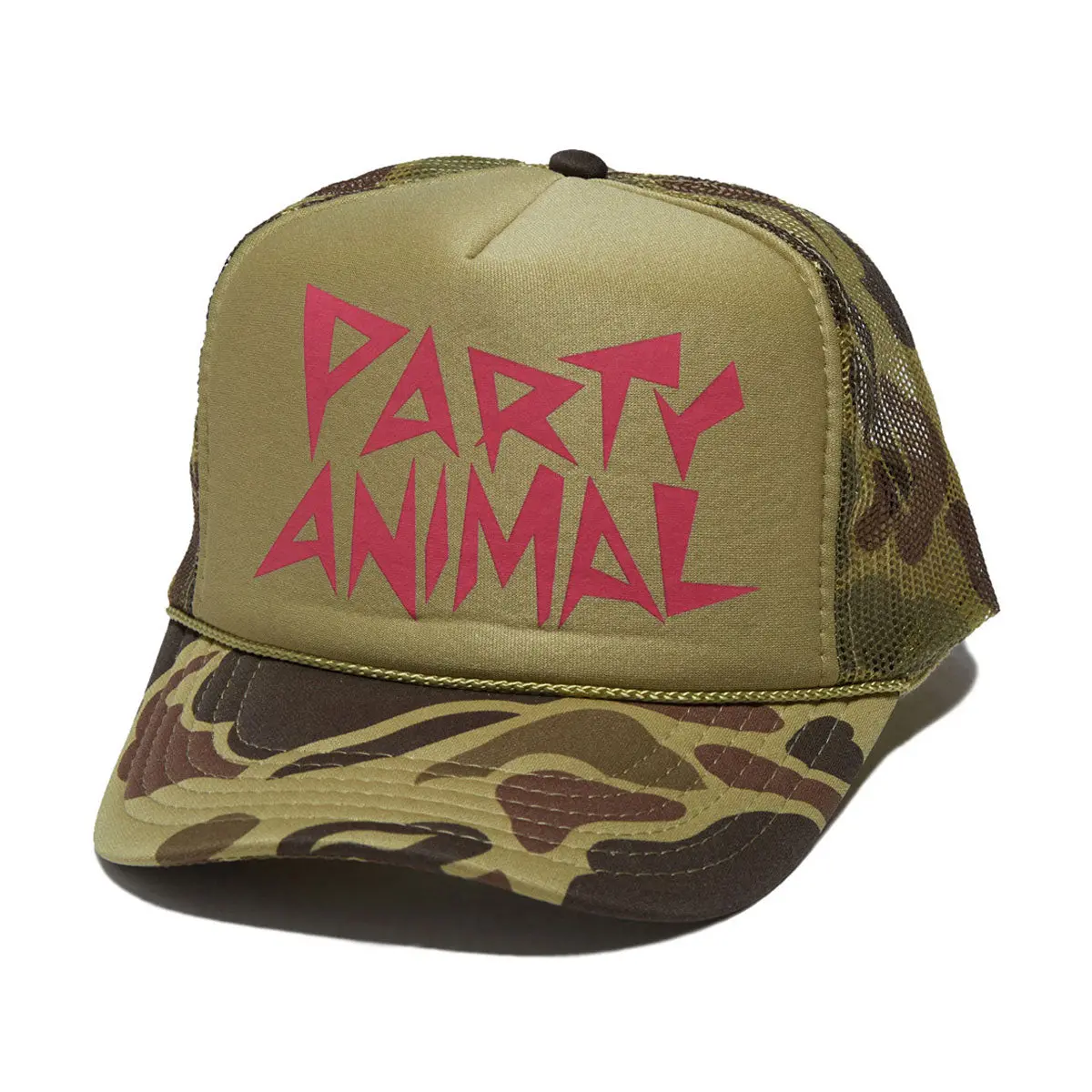 Party Animal Chant Trucker Hat - Camo 1