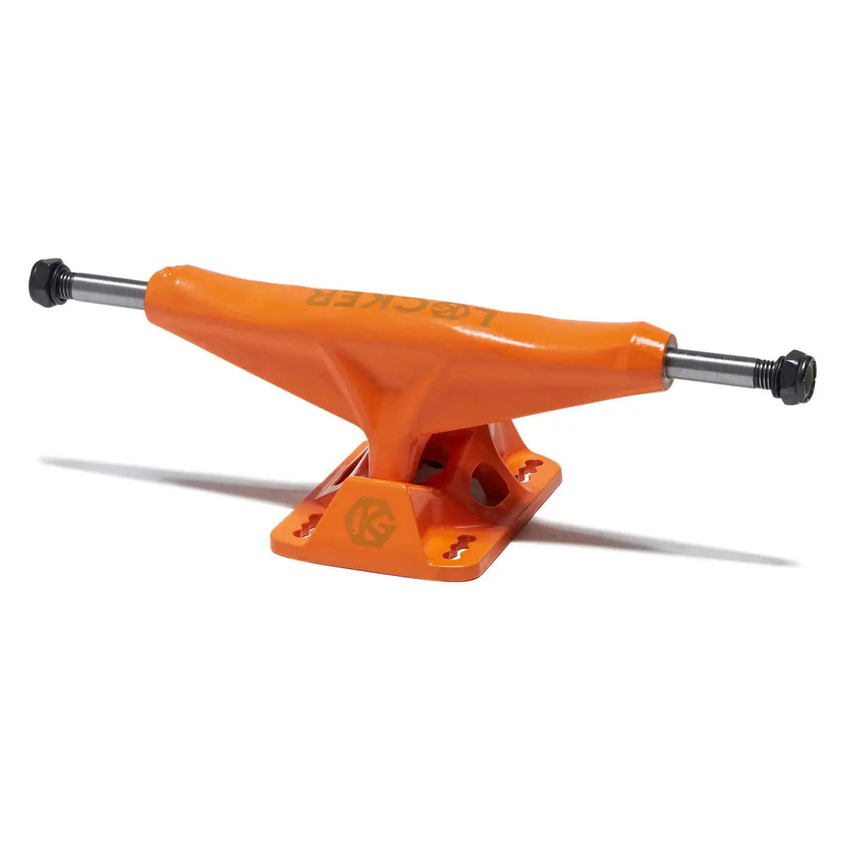 Grind King Locker Skateboard Trucks - Orange - 8.25" 1