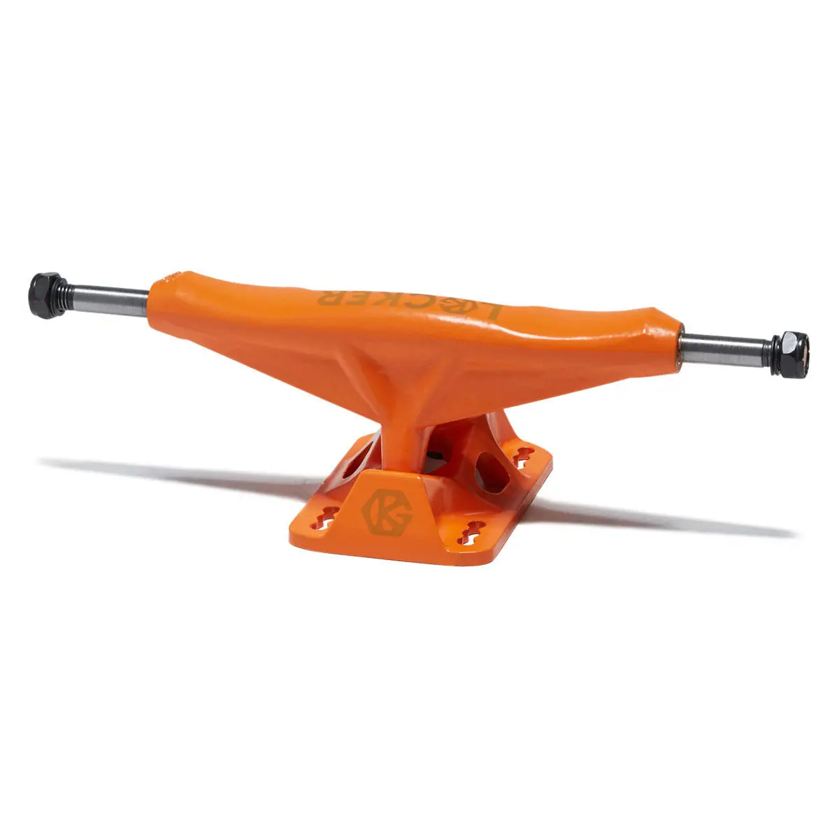Grind King Locker Skateboard Trucks - Orange - 8.50" 1
