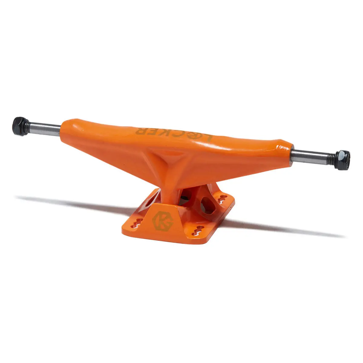 Grind King Locker Skateboard Trucks - Orange - 8.75" 1