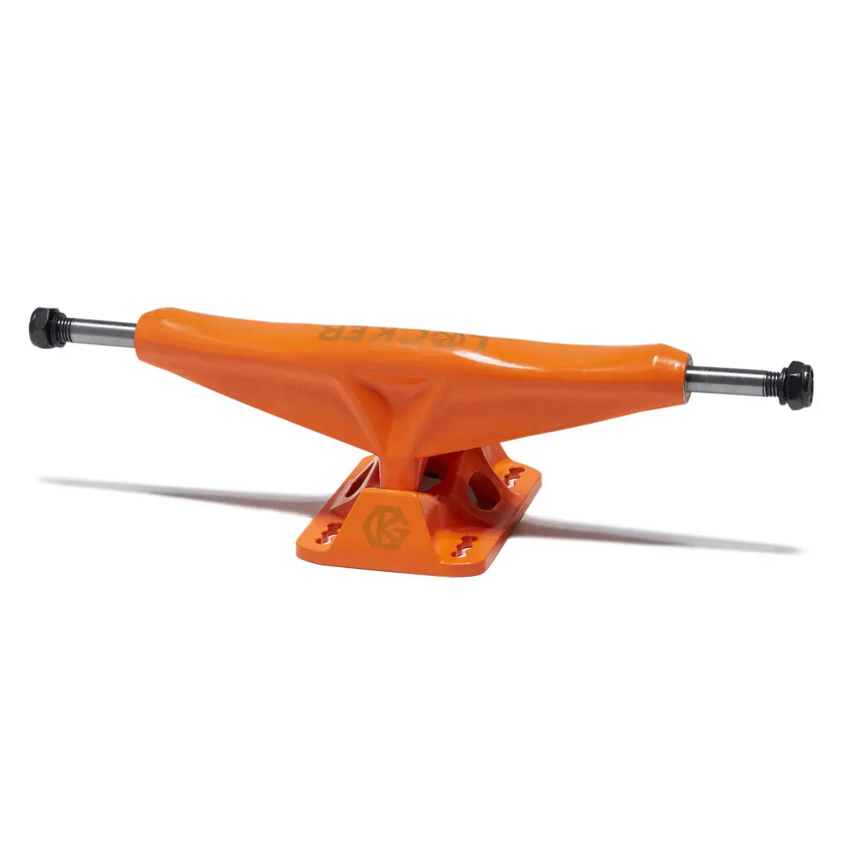 Grind King Locker Skateboard Trucks - Orange - 9.25" 1