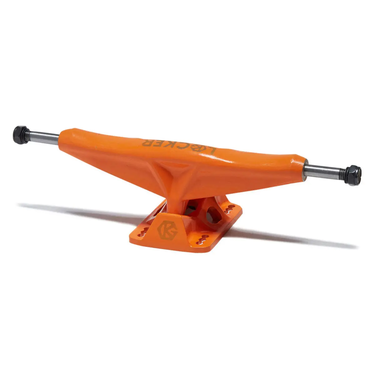 Grind King Locker Skateboard Trucks - Orange - 9.50" 1