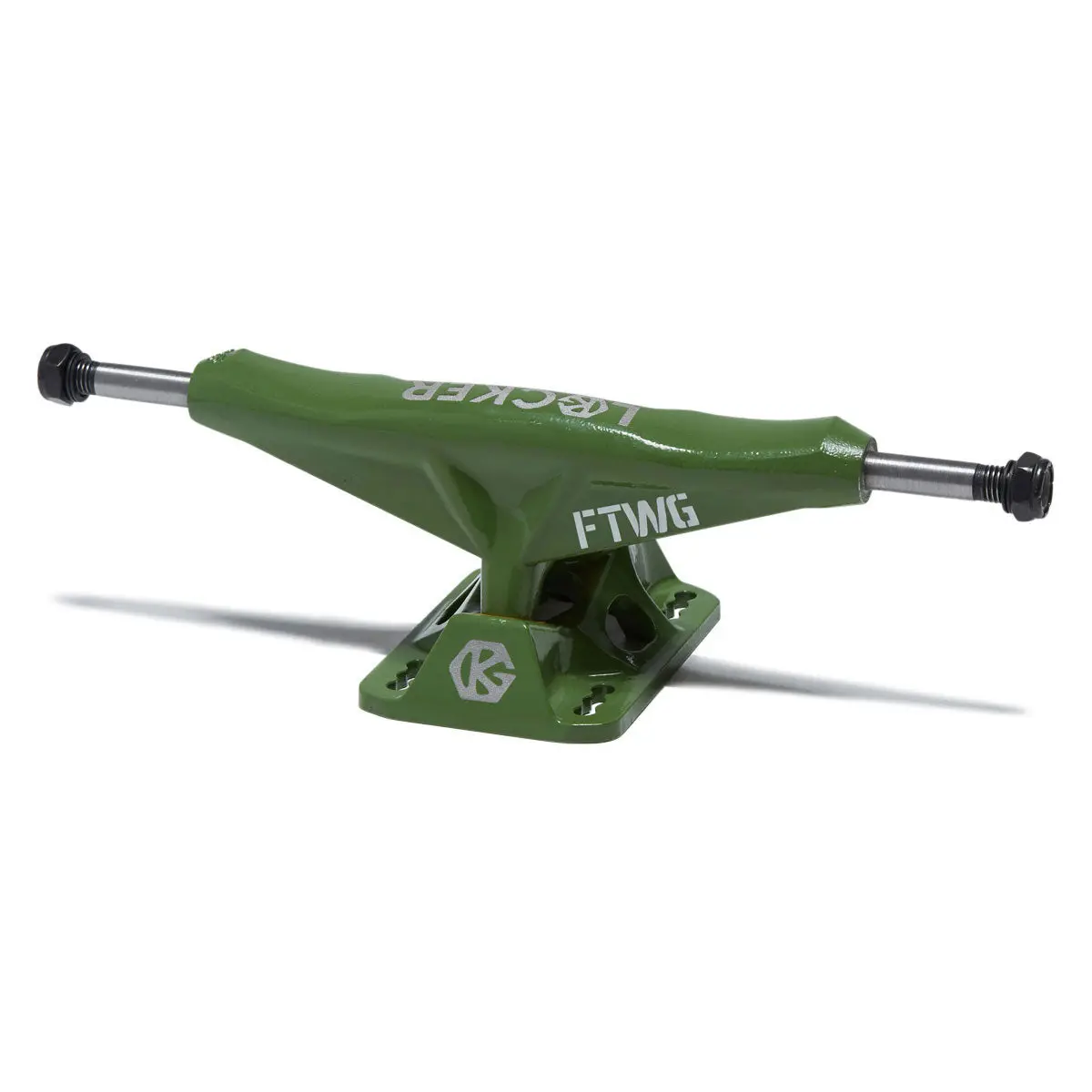 Grind King Locker Skateboard Trucks - Army Green - 8.50" 1