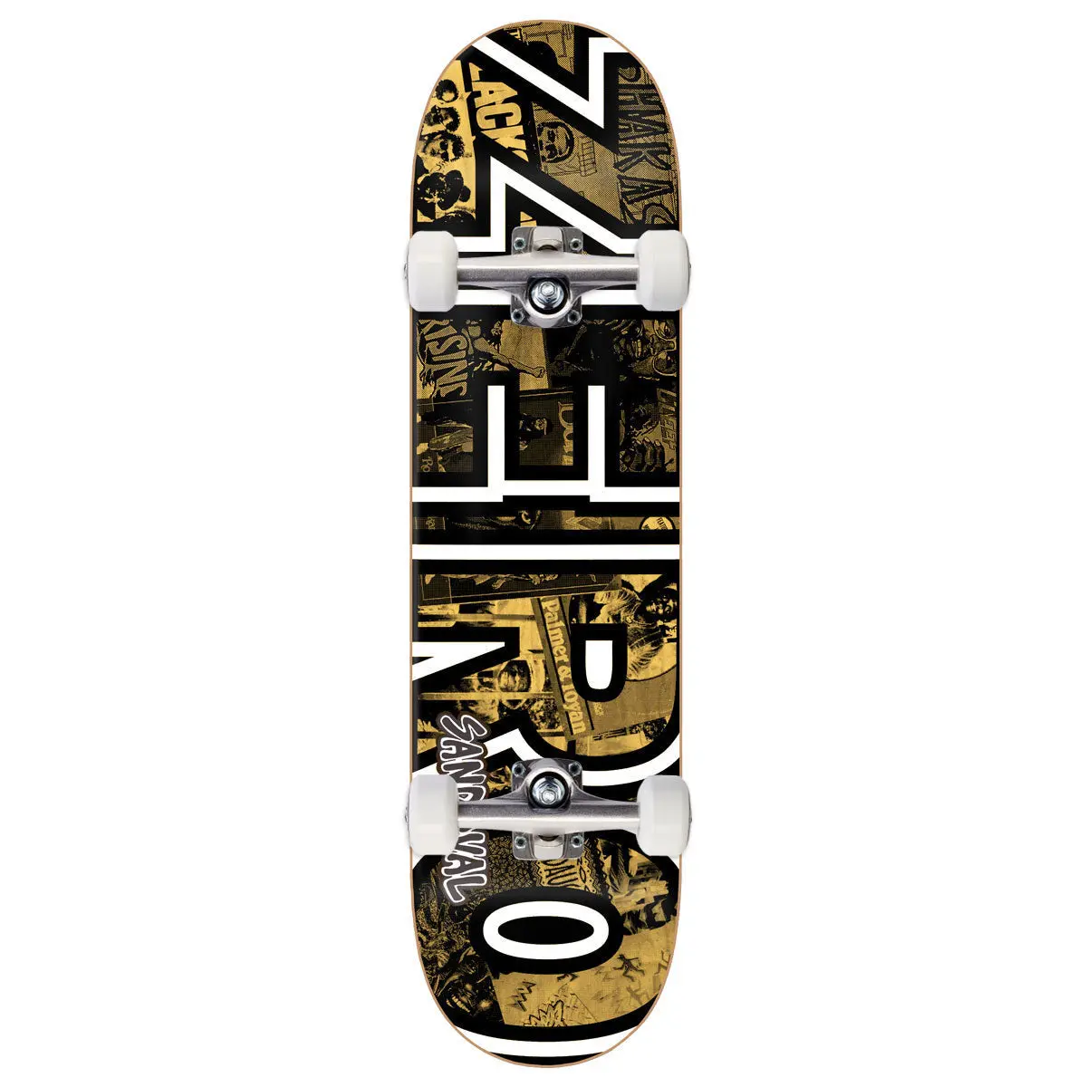 Zero Sandoval Roots Bold Skateboard Complete - Green/Red/Yellow - 8.50" 1