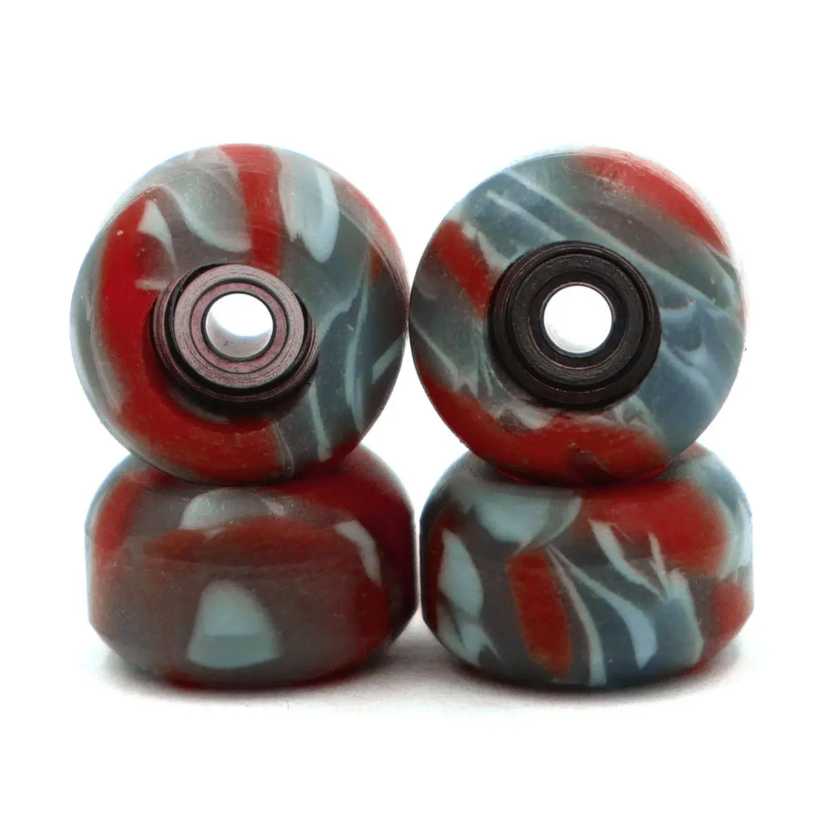 Slushcult Swirl Grom Fingerboard Wheels - Red 1