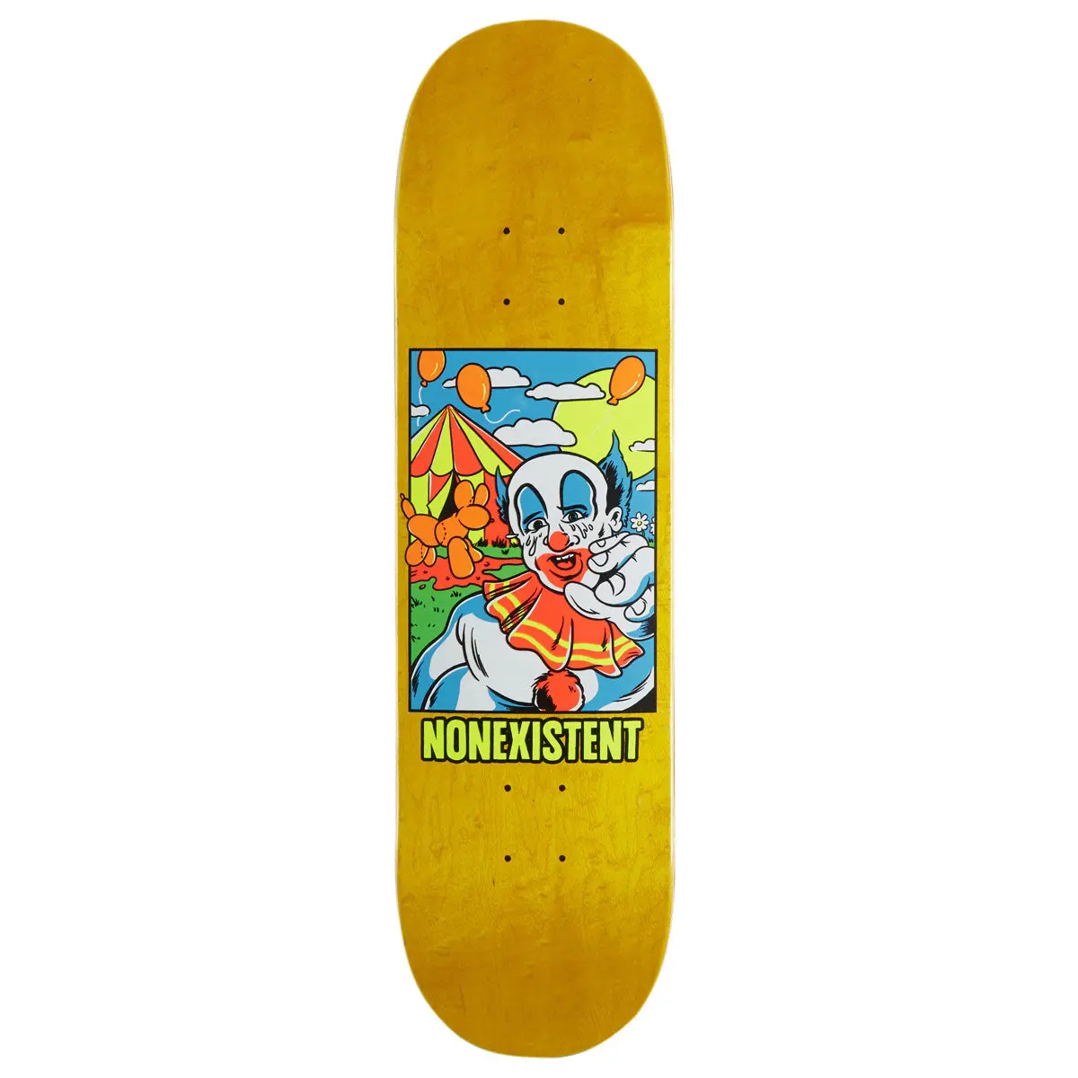 Nonexistent Clown Skateboard Deck - 8.375" 1