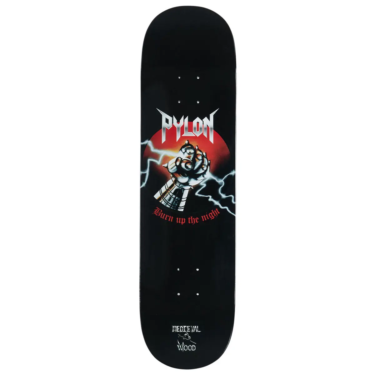 Pylon Burn Up The Night Skateboard Deck - 8.38" 1