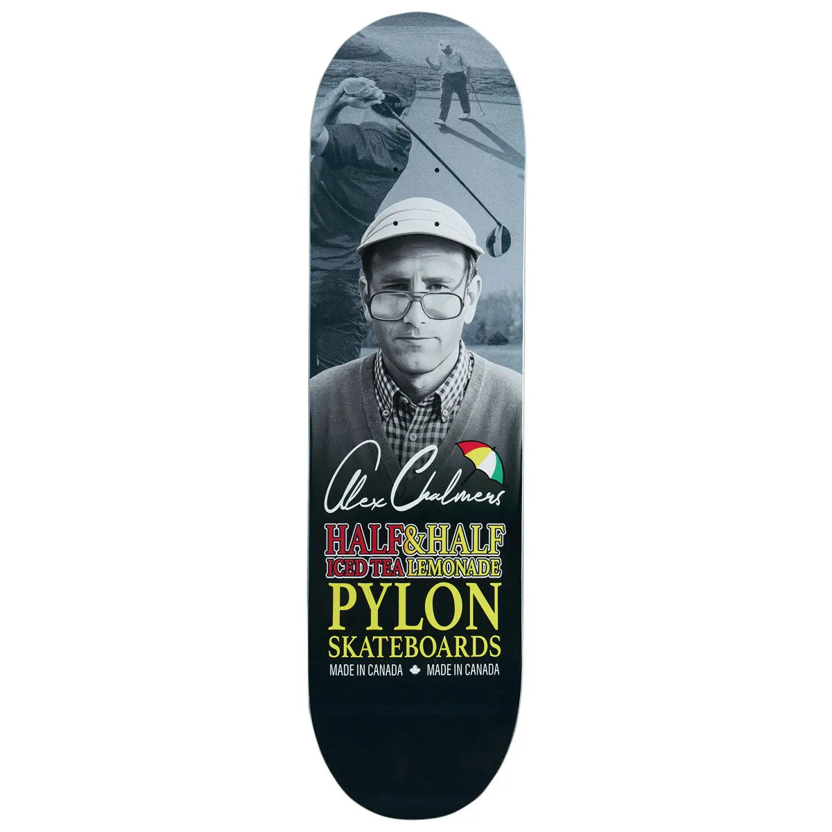 Pylon Alex Chalmers Half & Half Skateboard Deck - 8.50" 1