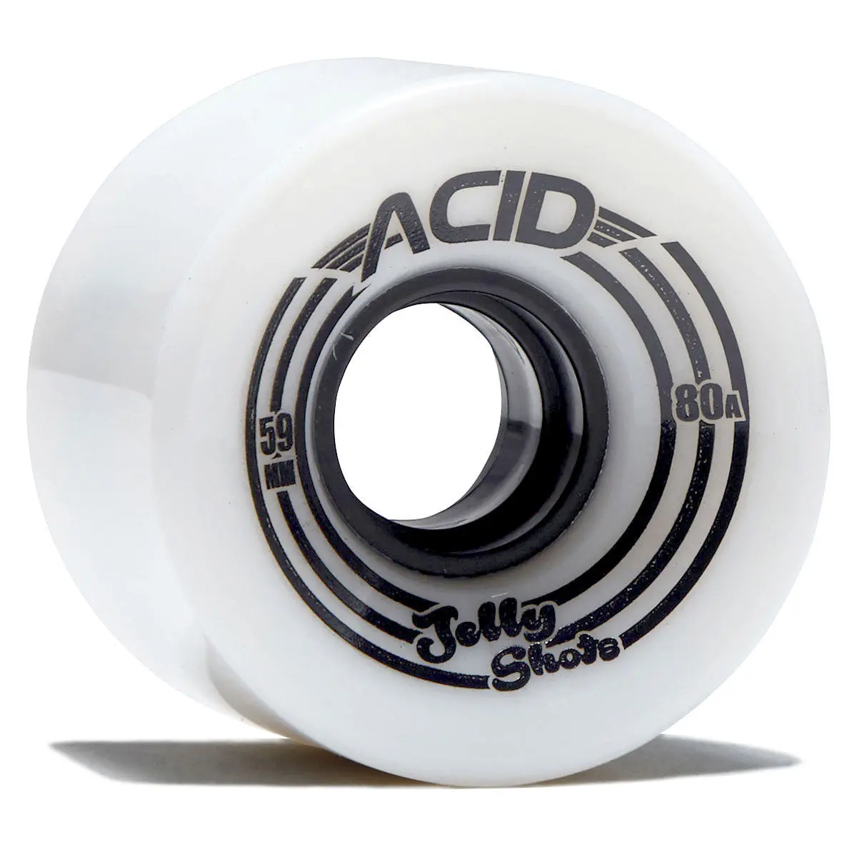 Acid Jelly Shots 80A Skateboard Wheels - White - 59Mm 1