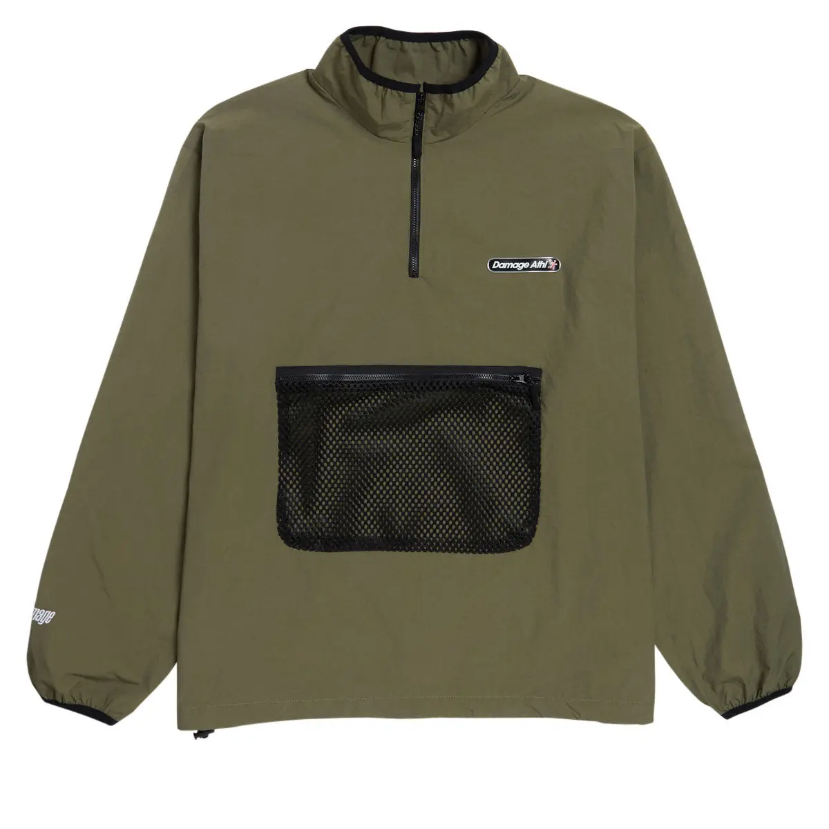 Damage Tundra 1/4 Zip Jacket - Military Green 1