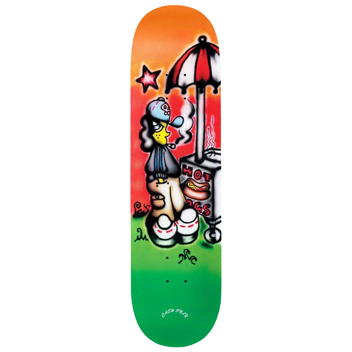 Cash Only Glizzy Skateboard Deck - 8.25" 1