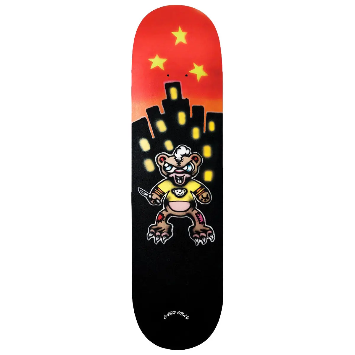 Cash Only Nightmare Skateboard Deck - 8.375" 1