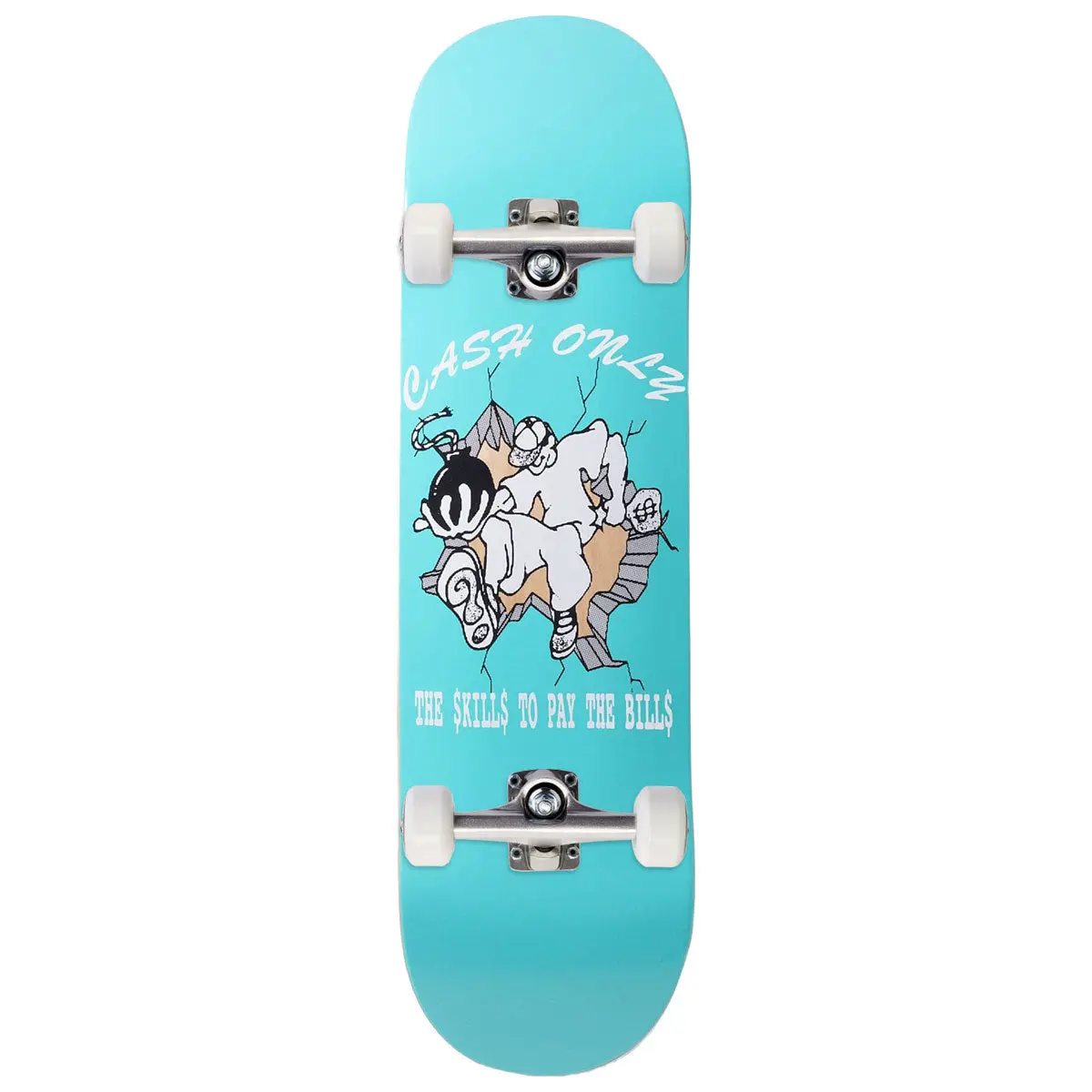 Cash Only Skills Skateboard Complete - 8.25" 1