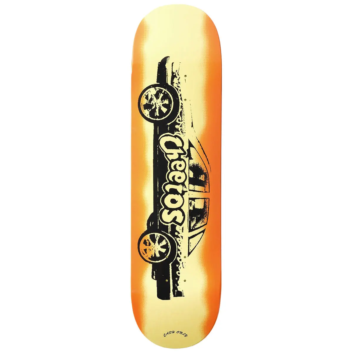 Cash Only Cheetos Skateboard Deck - Orange - 8.50" 1