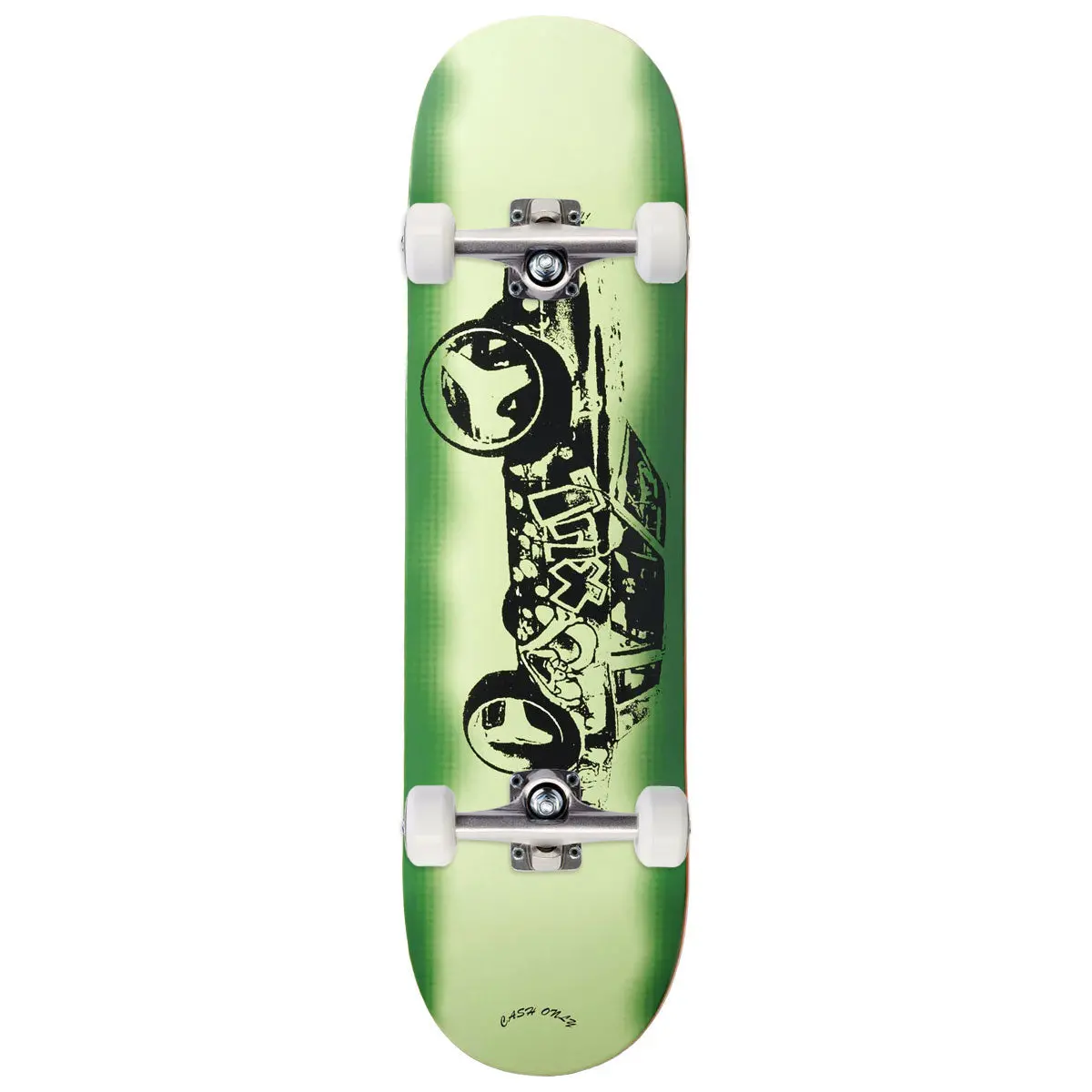 Cash Only Trix Skateboard Complete - Green - 8.50" 1