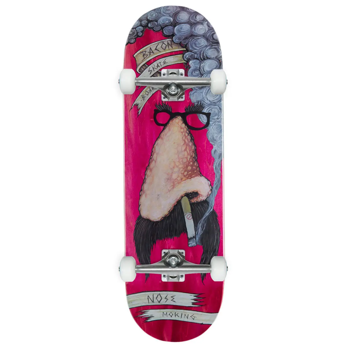 Bacon Nose Moking Skateboard Complete - 9.50" 1