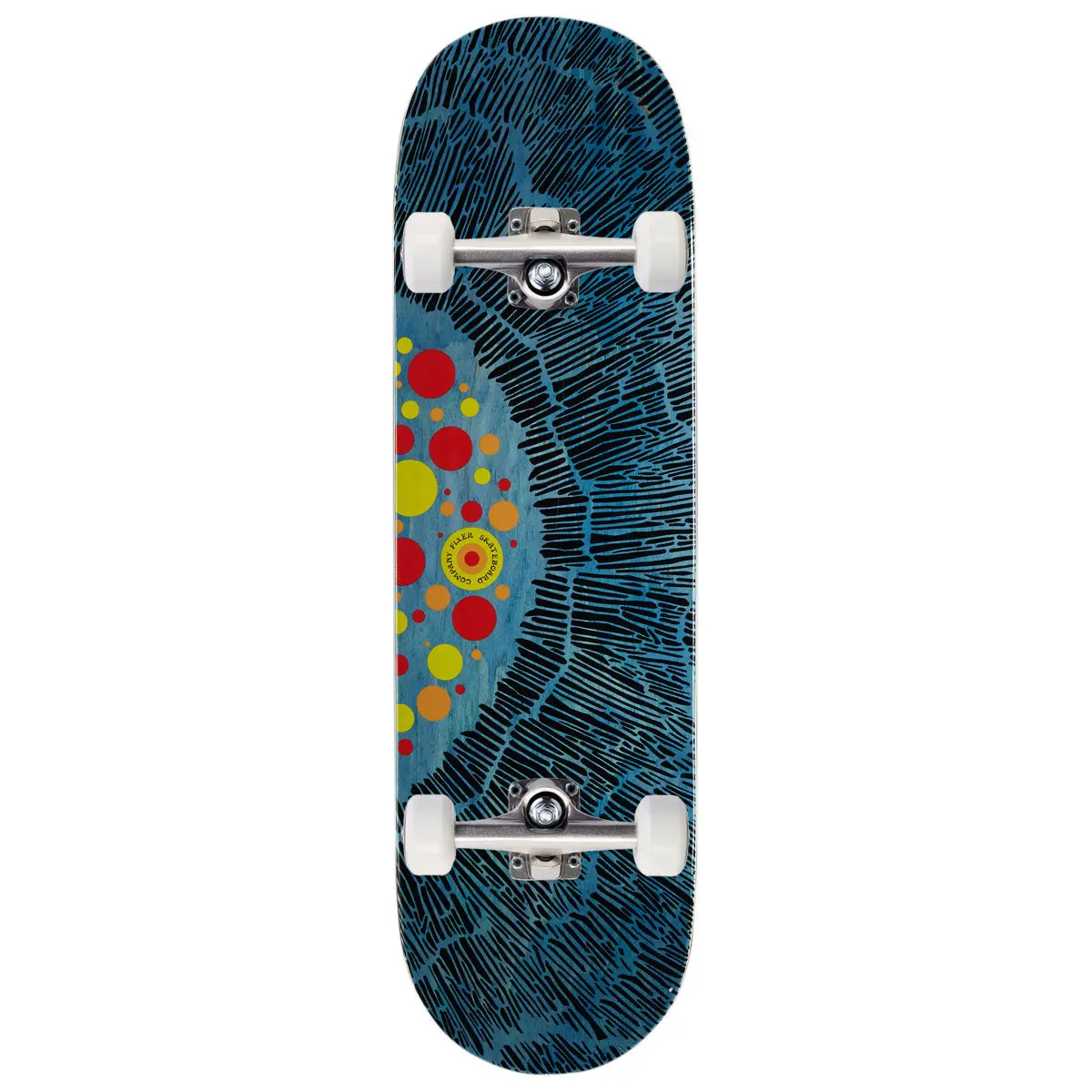 Fixer Ray Custom Popsicle Shape Skateboard Complete - 9.00" 1