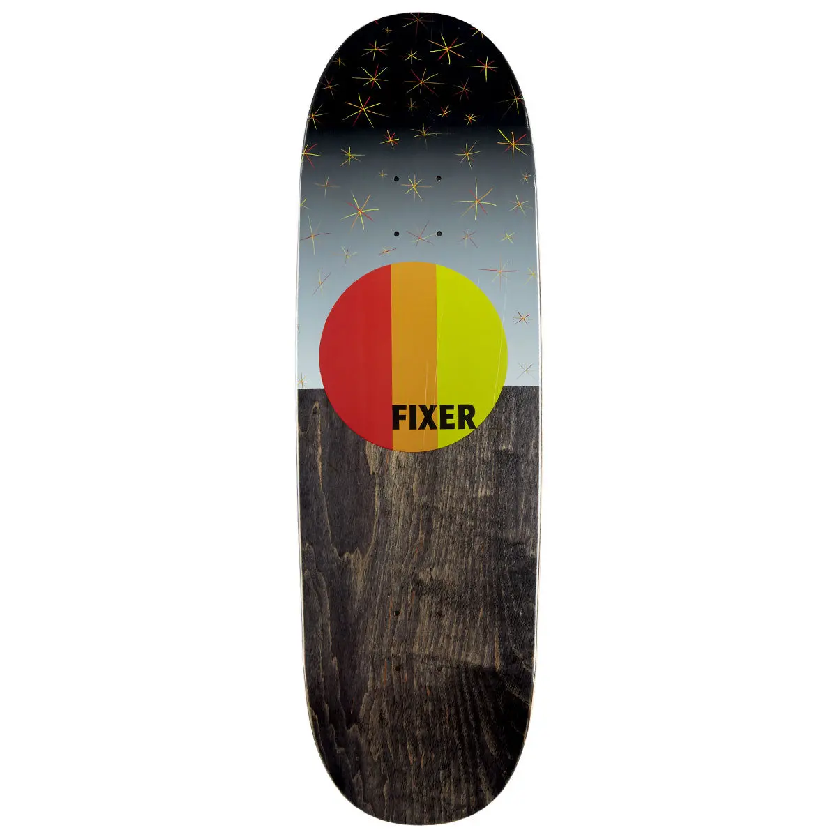 Fixer Stars Drifter Shape Skateboard Deck - 9.50" 1