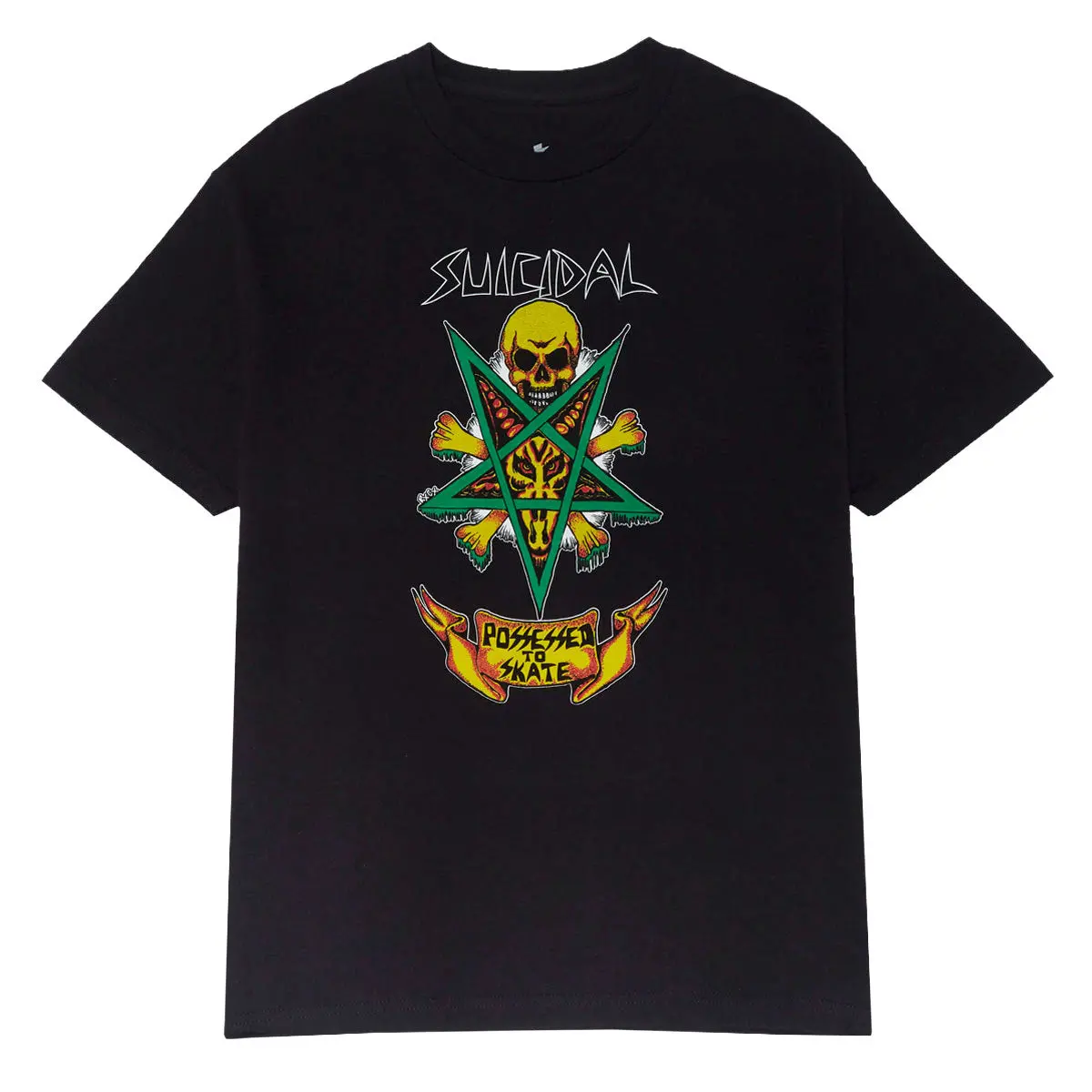 Dogtown X Suicidal Skates Possessed To Skate 80S T-Shirt - Black 1