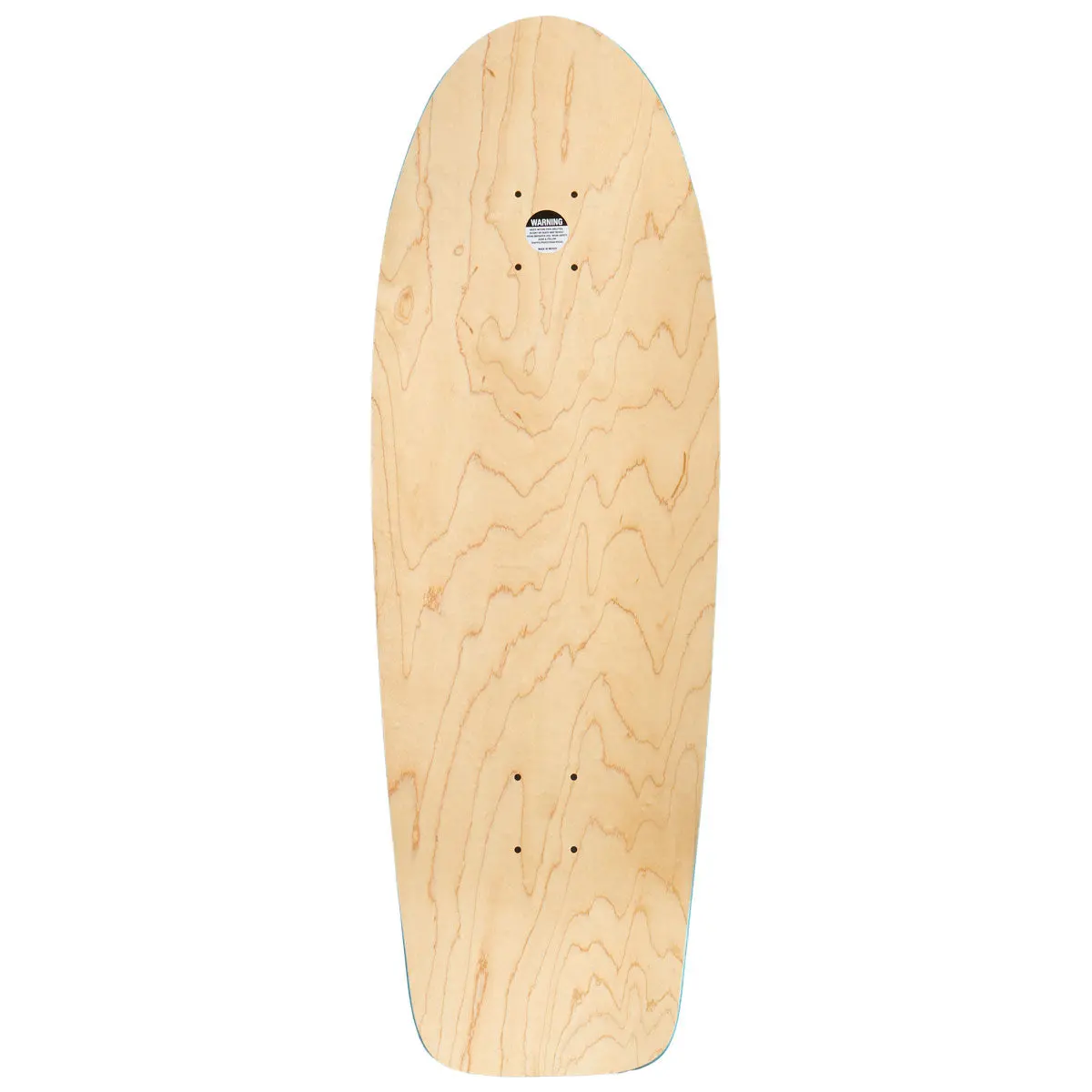 Dogtown Bull Dog Og 70S Rider Skateboard Complete - Natural/Transparent Fluorescent Blue Fade - 10.077" 2