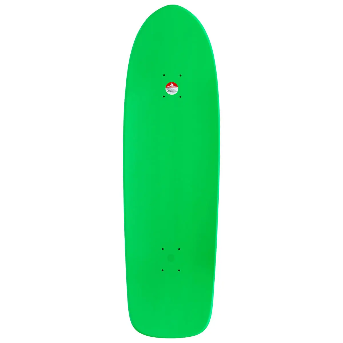 Dogtown Bigger Boy Skateboard Deck - Neon Green/Orange Cross - 9.523" 2