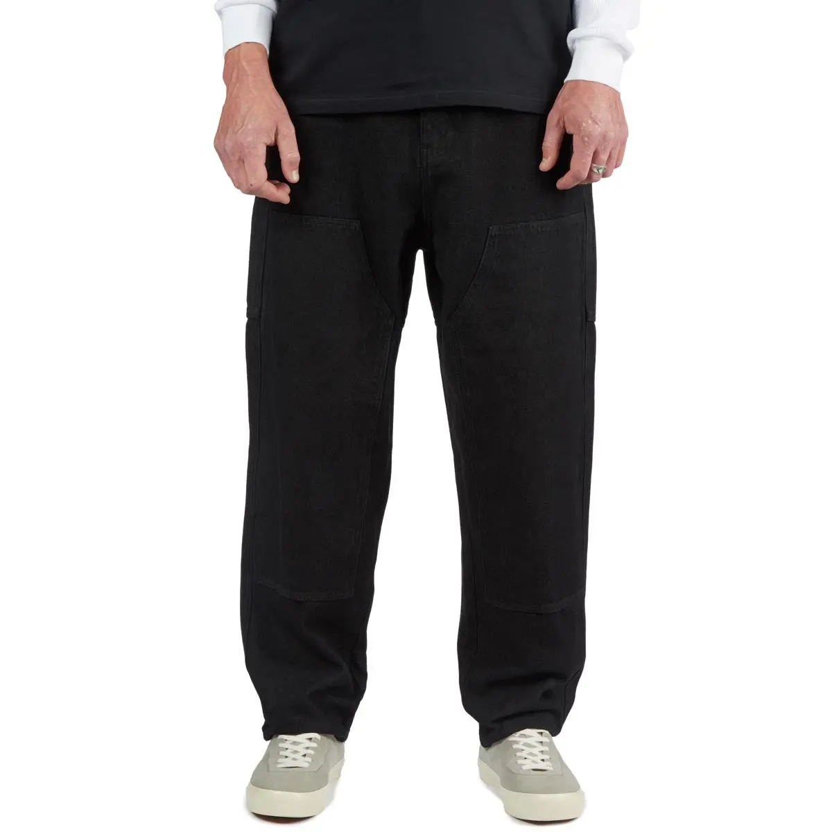 Ccs 4X4 Reinforced Baggy Taper Denim Jeans - Black 1