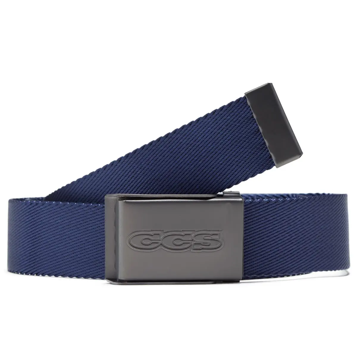 Ccs Gunmetal 96 Logo Web Belt - Navy 1