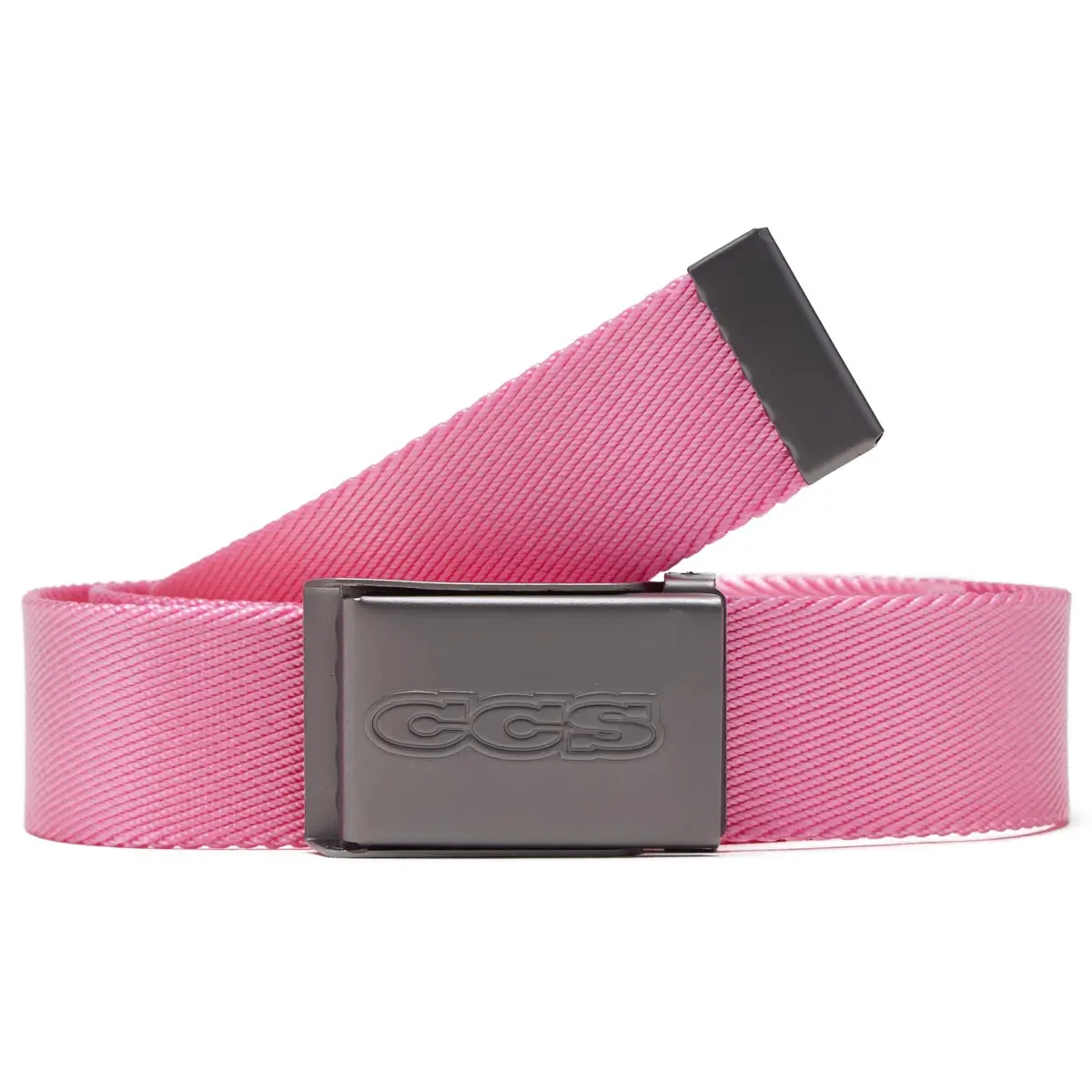 Ccs Gunmetal 96 Logo Web Belt - Pink 1