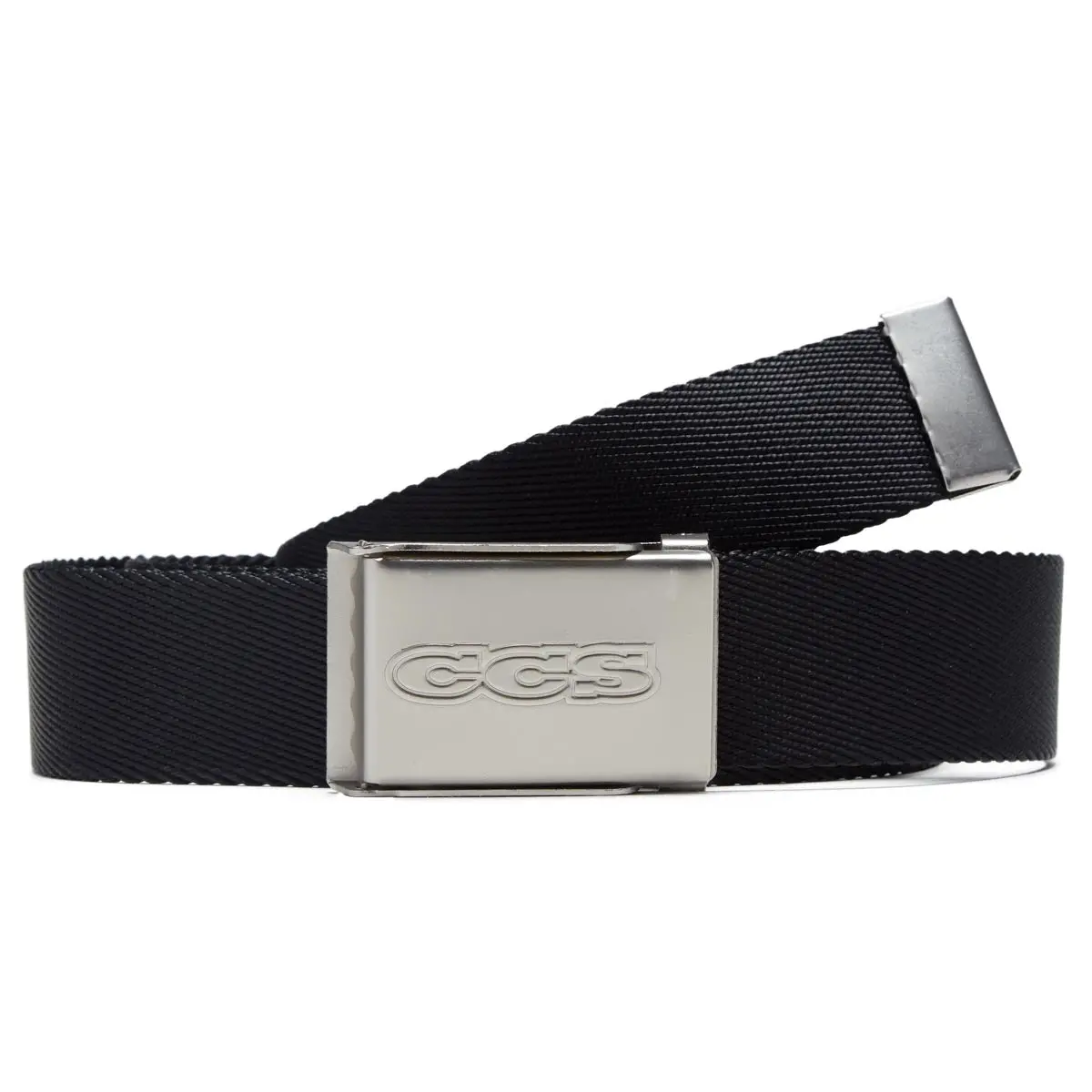 Ccs Silver 96 Logo Web Belt - Black 1