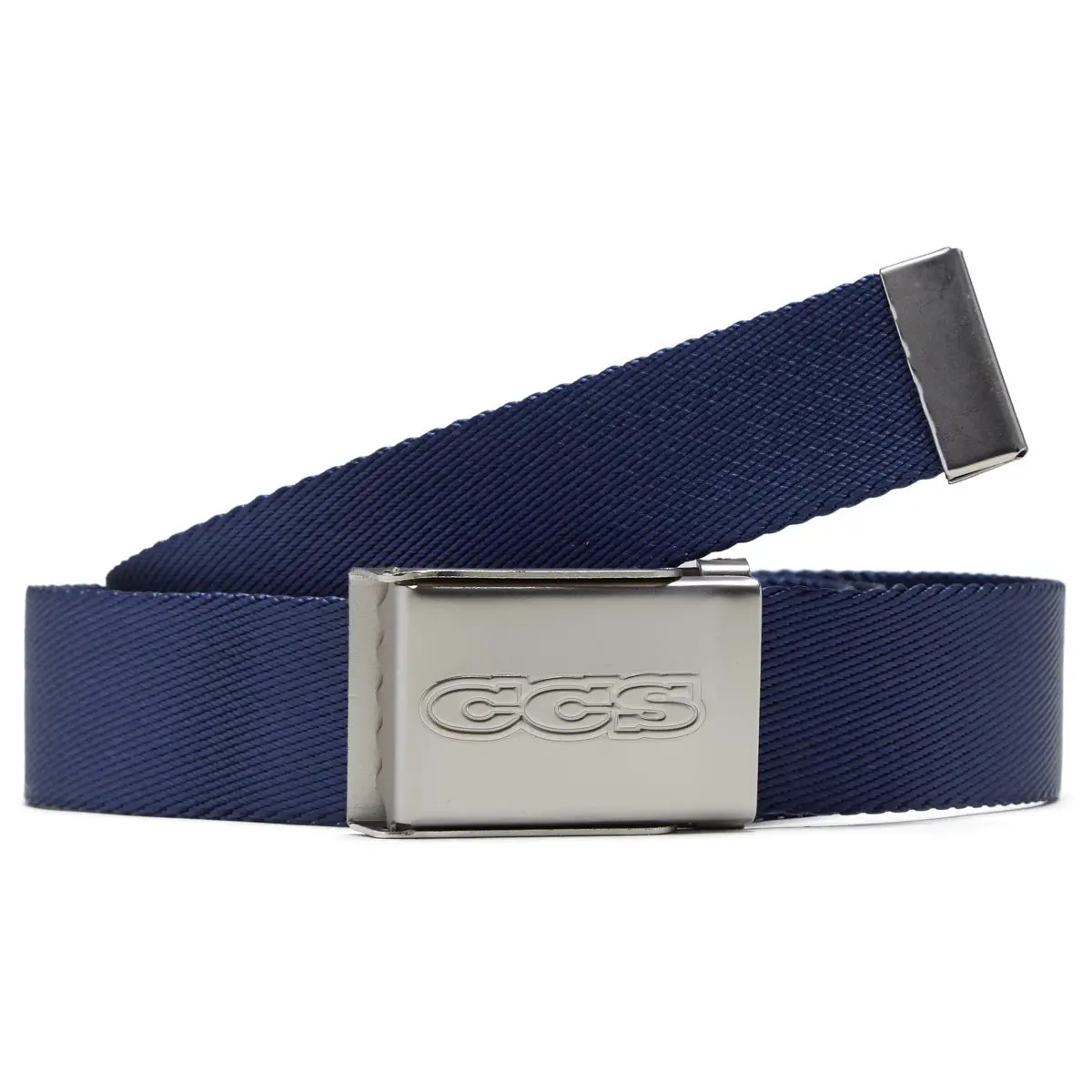 Ccs Silver 96 Logo Web Belt - Navy 1