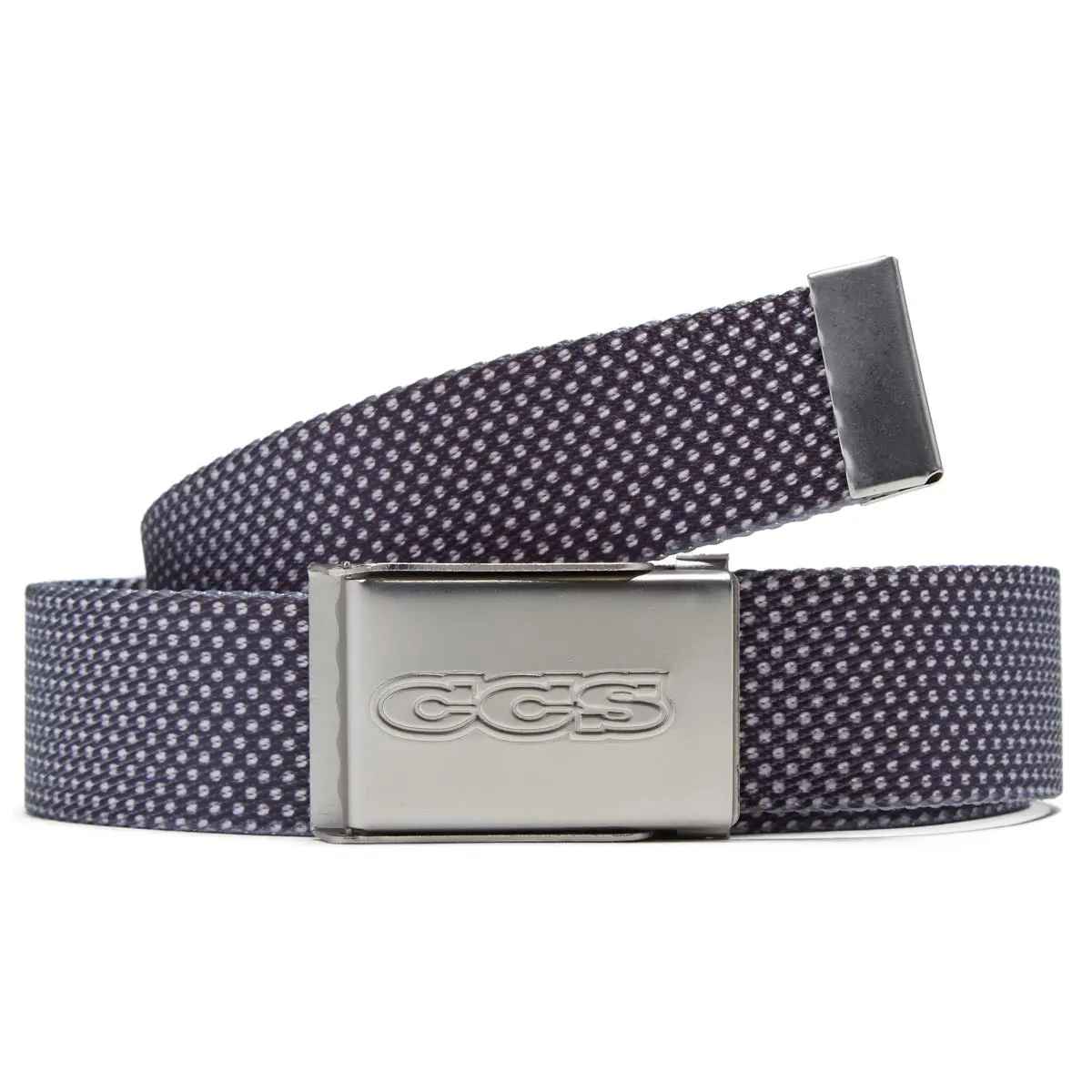 Ccs Silver 96 Logo Web Belt - Polka Dot 1