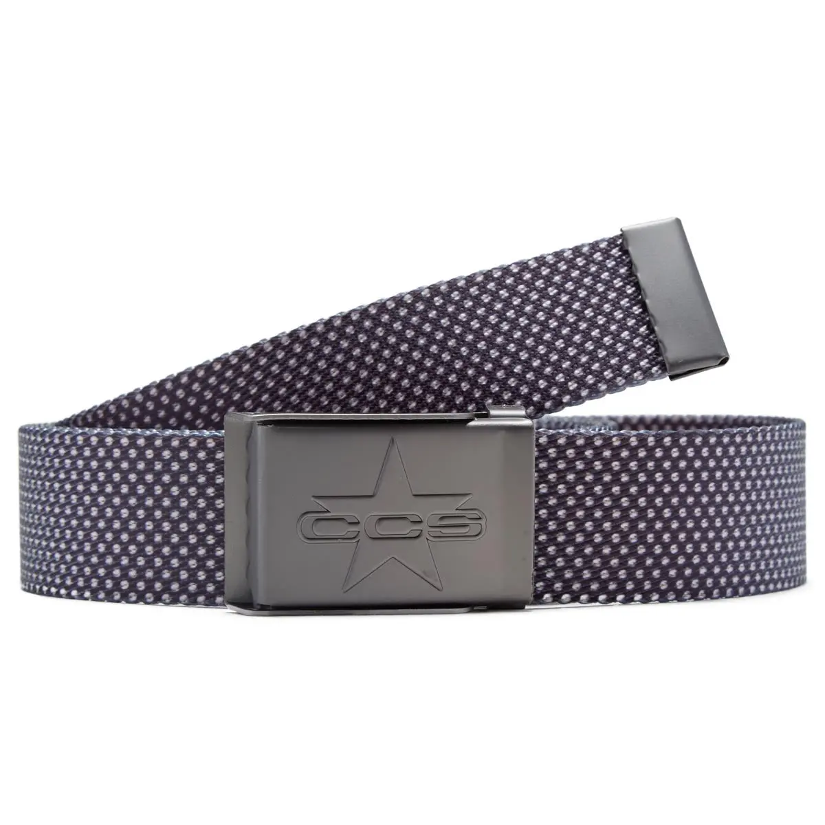 Ccs Gunmetal 97 Star Web Belt - Polka Dot 1