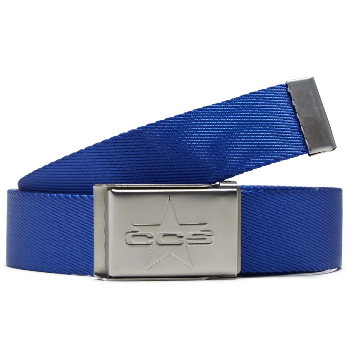Ccs Silver 97 Star Web Belt - Royal Blue 1