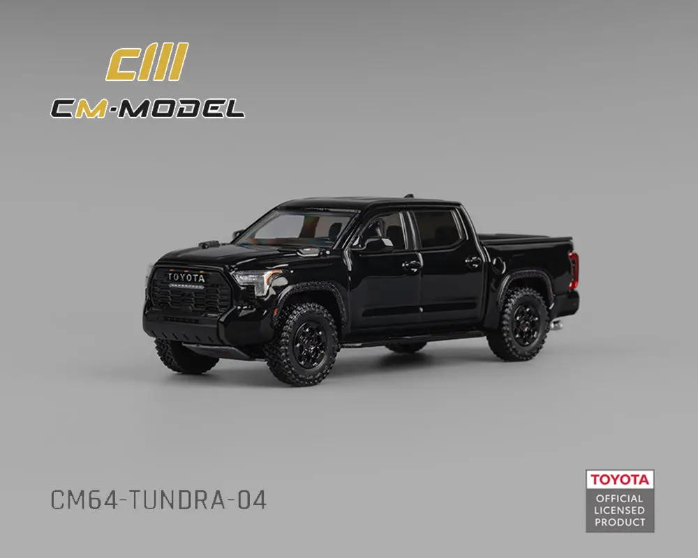 (Coming Soon) Cm Model 1/64 Toyota Tundra – Black – Limited Edition 1
