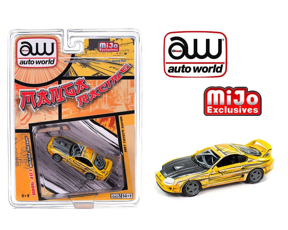 Auto World 1/64  1997 Toyota Supra Manga Art Limited 4,800 Pieces – Mijo Exclusives 1