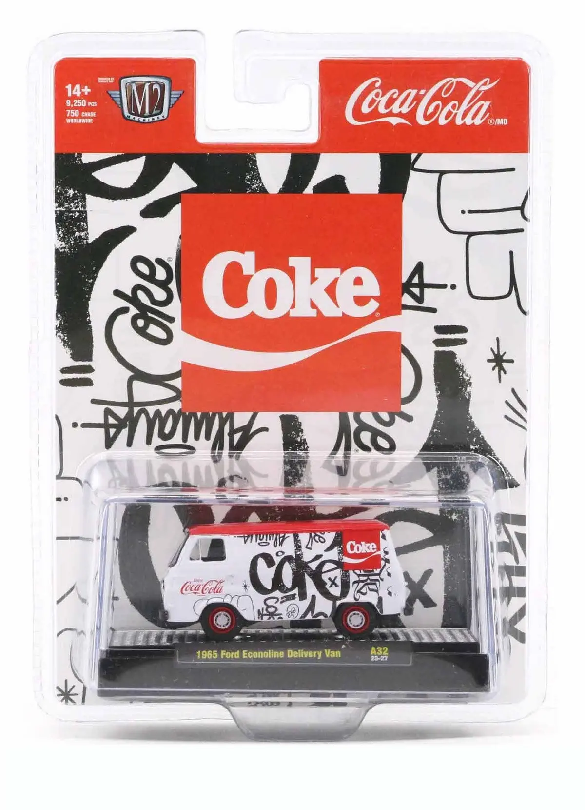 1965 Ford Econoline Delivery Van Coke M2 Machines 1:64 Scale Coca-Cola A32 1