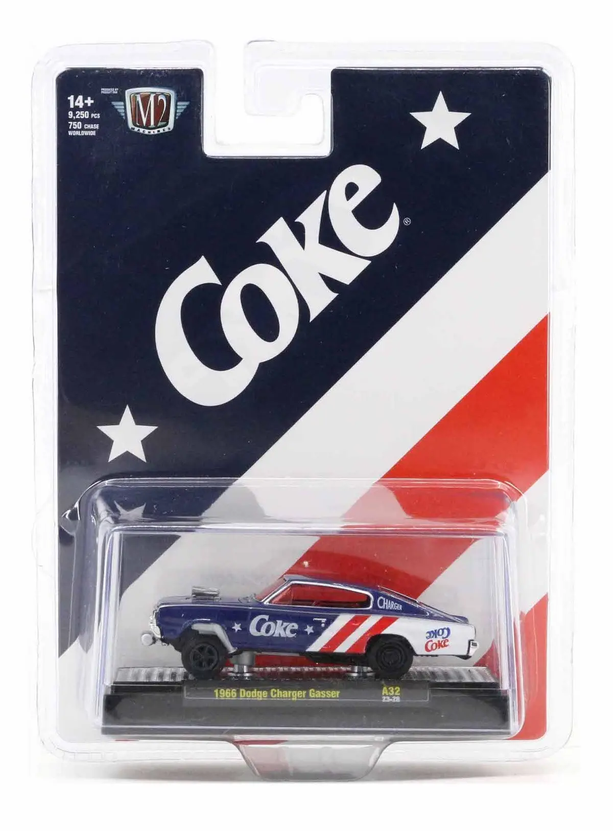 1966 Dodge Charger Gasser Coke M2 Machines 1:64 Scale Coca-Cola A32 1