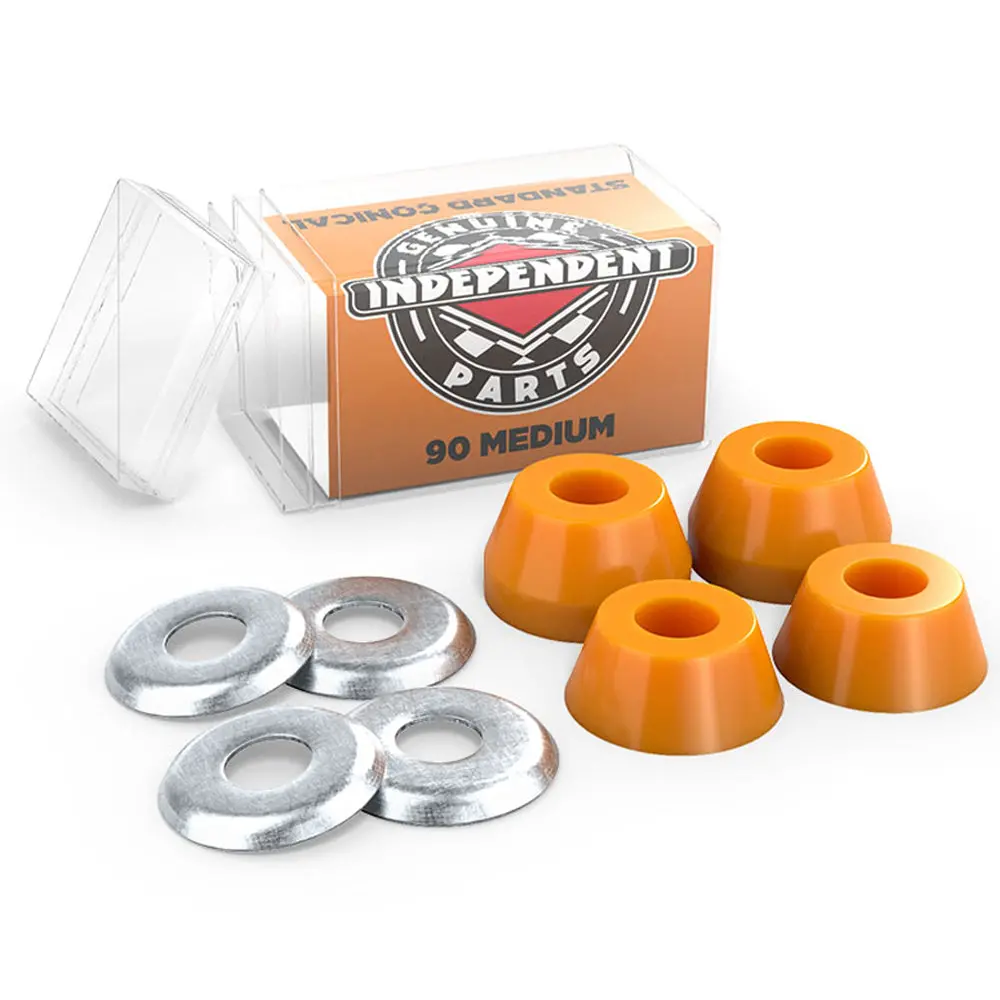 Independent Genuine Parts Standard Conical 90A Bushings - Orange 1