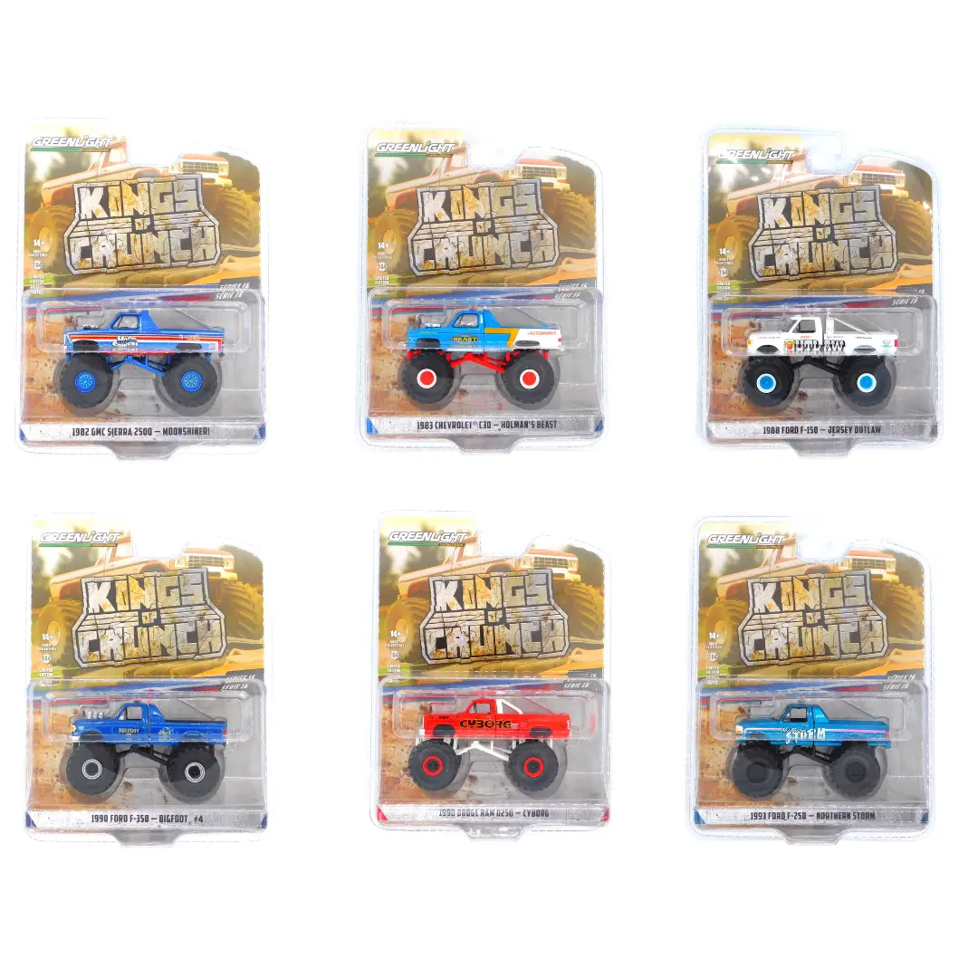 Kings Of Crunch Series 16 Sealed Case Of 6 1:64 Diecast 1