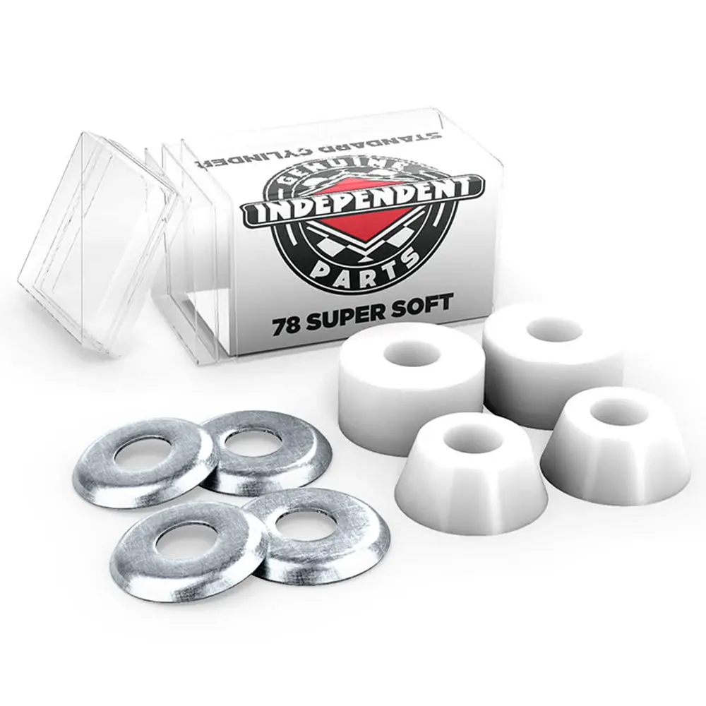 Independent Genuine Parts Standard Cylinder Super Soft 78A Bushings - White 1