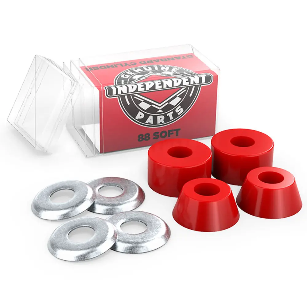Independent Genuine Parts Standard Cylinder Soft 88A Bushings - Red 1