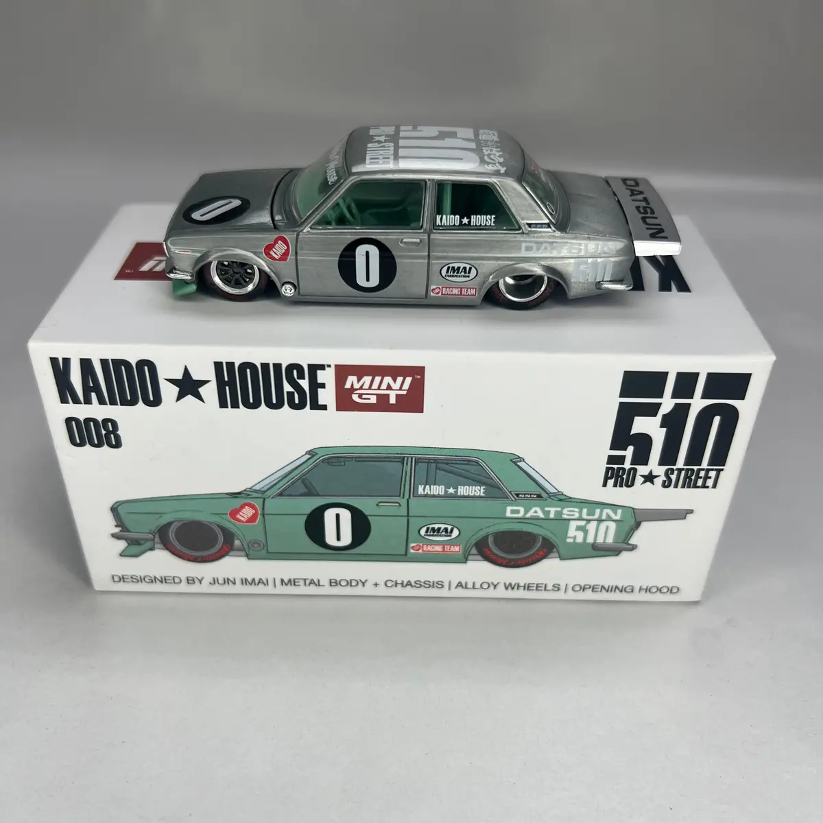 Chase Kaido House X Mini Gt 1:64 #008 Datsun 510 Pro Street 1
