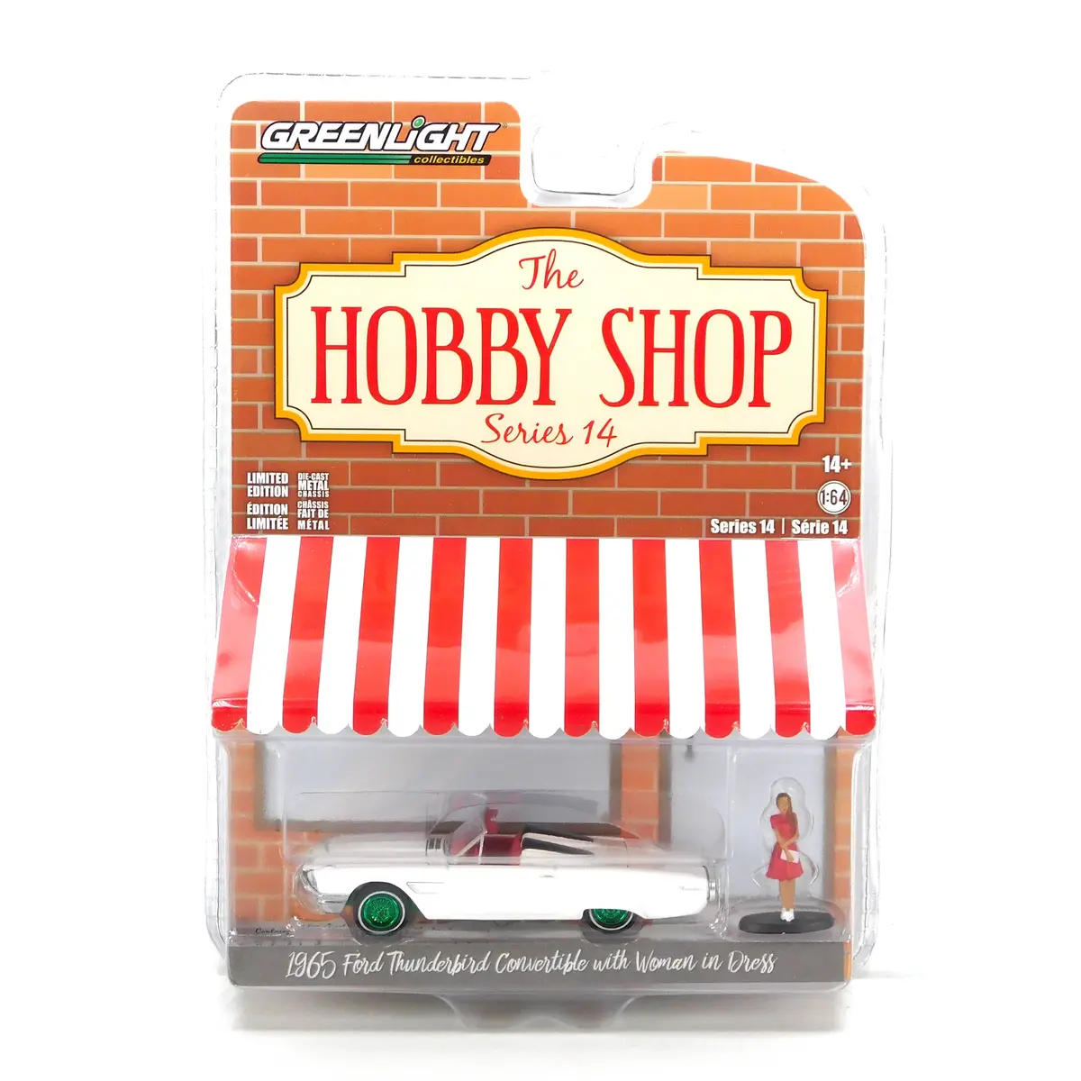 Green Machine Hobby Shop 97140B 1965 Ford Thunderbird Convertible 1:64 Diecast 1