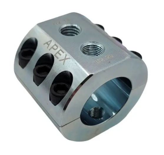 Dc1.75-Z - Steering Stabilizer Clamp, Silver Zinc, 1.75" Id, Universal 1