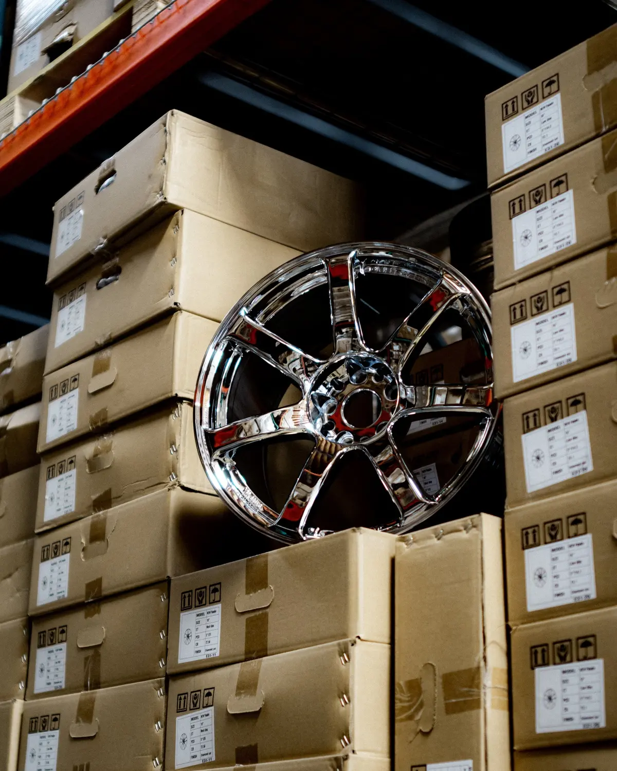 GMR X7 18x9.5 Inch Chrome Alloy Wheels – 38mm Offset, 5x114.3 Bolt Pattern – Sold as Pair